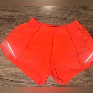 Women’s Performance Running Shorts - Bright Coral